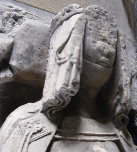 West Tanfield - St Nicholas Maude Marmion nee Furnival 1360 wife of John Marmion